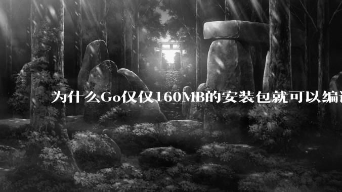 为什么Go仅仅160MB的安装包就可以编译程序，而Rust却还需要几个GB的VC++才能编译？